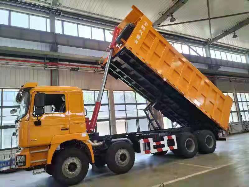 Hot~China SHACMAN Front Discharge Dumper Truck For Quarry Works